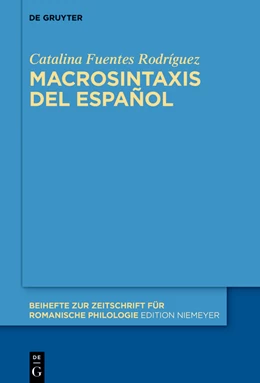 Abbildung von Fuentes Rodríguez | Macrosintaxis del español | 1. Auflage | 2024 | beck-shop.de