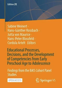 Abbildung von Weinert / Rossbach | Educational Processes, Decisions, and the Development of Competencies from Early Preschool Age to Adolescence | 1. Auflage | 2024 | 16 | beck-shop.de