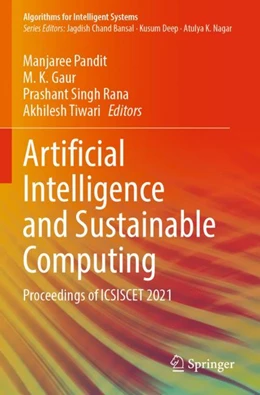 Abbildung von Pandit / Gaur | Artificial Intelligence and Sustainable Computing | 1. Auflage | 2023 | beck-shop.de