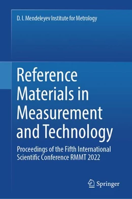 Abbildung von Sobina / Medvedevskikh | Reference Materials in Measurement and Technology | 1. Auflage | 2024 | beck-shop.de