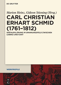 Abbildung von Heinz / Stiening | Carl Christian Erhart Schmid (1761-1812) | 1. Auflage | 2024 | beck-shop.de