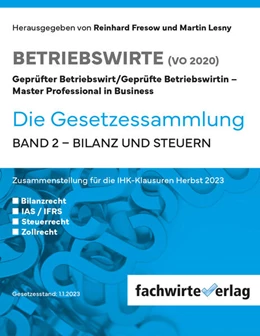 Abbildung von Fresow / Lesny | Bilanz- und Steuergesetze | 1. Auflage | 2023 | beck-shop.de