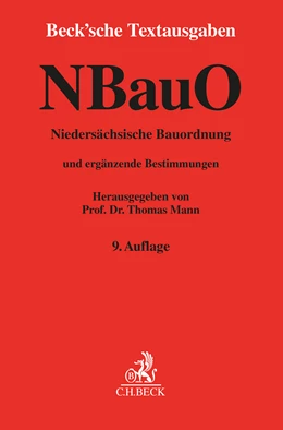 Abbildung von Niedersächsische Bauordnung: NBauO | 9. Auflage | 2024 | beck-shop.de