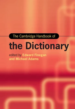 Abbildung von Finegan / Adams | The Cambridge Handbook of the Dictionary | 1. Auflage | 2024 | beck-shop.de