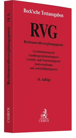 Abbildung von RVG | 14. Auflage | 2024 | beck-shop.de