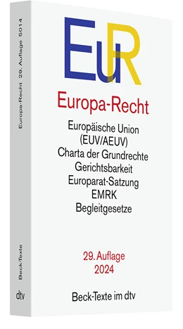 Abbildung von Europa-Recht: EuR | 29. Auflage | 2024 | 5014 | beck-shop.de