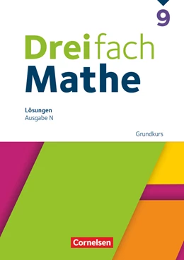 Abbildung von Dreifach Mathe 9. Schuljahr. Grundkurs - Lösungen zum Schulbuch | 1. Auflage | 2024 | beck-shop.de