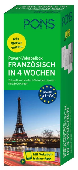 Abbildung von PONS Power-Vokabelbox Französisch in 4 Wochen | 1. Auflage | 2024 | beck-shop.de