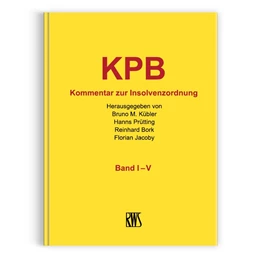 Abbildung von Kübler / Prütting | KPB - Kommentar zur Insolvenzordnung | 1. Auflage | 2024 | beck-shop.de
