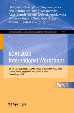 Abbildung von Nowaczyk / Biecek | Artificial Intelligence. ECAI 2023 International Workshops | 1. Auflage | 2024 | 1947 | beck-shop.de