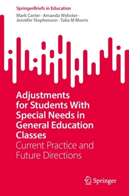 Abbildung von Carter / Webster | Adjustments for Students With Special Needs in General Education Classes | 1. Auflage | 2024 | beck-shop.de