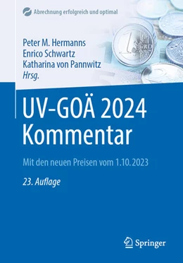Abbildung von Hermanns / Schwartz | UV-GOÄ 2024 Kommentar | 23. Auflage | 2023 | beck-shop.de