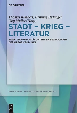 Abbildung von Hufnagel / Klinkert | Stadt - Krieg - Literatur | 1. Auflage | 2023 | beck-shop.de