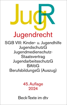 Abbildung von Jugendrecht: JugR | 45. Auflage | 2024 | 5008 | beck-shop.de