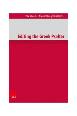 Abbildung von Albrecht / Kratz | Editing the Greek Psalter | 1. Auflage | 2024 | beck-shop.de