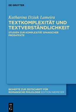 Abbildung von Dziuk Lameira | Textkomplexität und Textverständlichkeit | 1. Auflage | 2023 | beck-shop.de