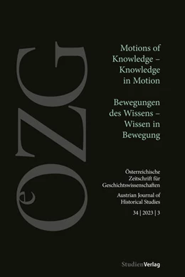 Abbildung von Hoppel / Klauda | Österreichische Zeitschrift für Geschichtswissenschaften 34/3/2023 | 1. Auflage | 2024 | beck-shop.de