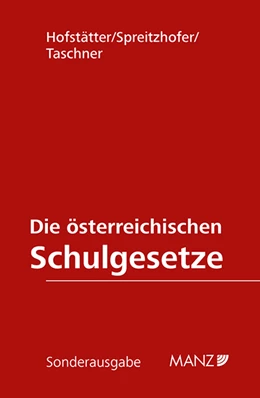 Abbildung von Hofstätter / Spreitzhofer | Die österreichischen Schulgesetze | 1. Auflage | 2023 | 41 | beck-shop.de
