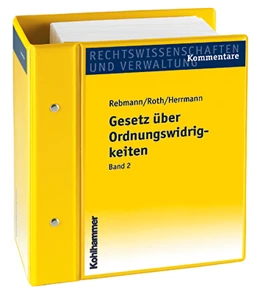 Abbildung von Rebmann / Roth | Gesetz über Ordnungswidrigkeiten | 1. Auflage | 2021 | beck-shop.de