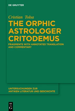 Abbildung von Tolsa | The Orphic Astrologer Critodemus | 1. Auflage | 2023 | beck-shop.de