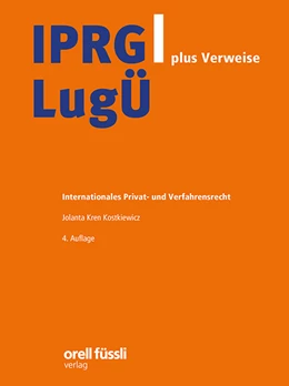 Abbildung von Kren Kostkiewicz | IPRG/LugÜ plus Verweise | 4. Auflage | 2024 | beck-shop.de