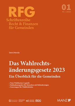 Abbildung von Stein / Wenda | Das Wahlrechtsänderungsgesetz 2023 Ein Überblick für die Gemeinden | 1. Auflage | 2023 | beck-shop.de