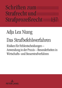 Abbildung von Niang | Das Strafbefehlsverfahren | 1. Auflage | 2023 | beck-shop.de
