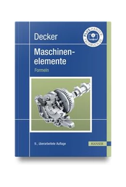 Abbildung von Rieg / Weidermann | Decker Maschinenelemente. Formeln | 9. Auflage | 2024 | beck-shop.de