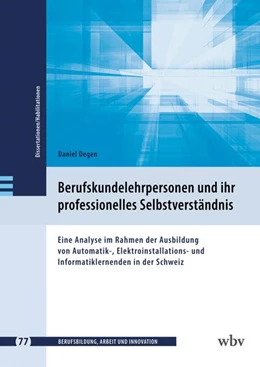 Abbildung von Degen | Berufskundelehrpersonen und ihr professionelles Selbstverständnis | 1. Auflage | 2023 | beck-shop.de