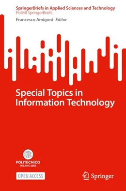 Abbildung von Amigoni | Special Topics in Information Technology | 1. Auflage | 2024 | beck-shop.de