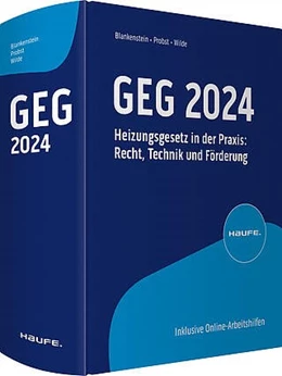 Abbildung von Blankenstein / Probst | GEG 2024 | 1. Auflage | 2024 | beck-shop.de