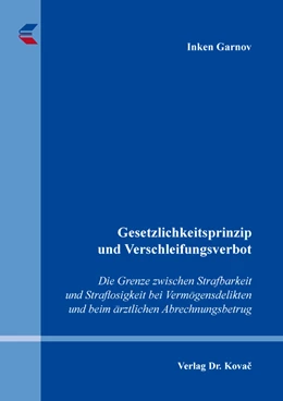 Abbildung von Garnov | Gesetzlichkeitsprinzip und Verschleifungsverbot | 1. Auflage | 2024 | 417 | beck-shop.de
