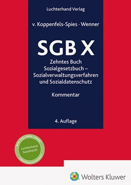 Abbildung von von Koppenfels-Spies / Wenner | SGB X - Kommentar | 4. Auflage | 2024 | beck-shop.de