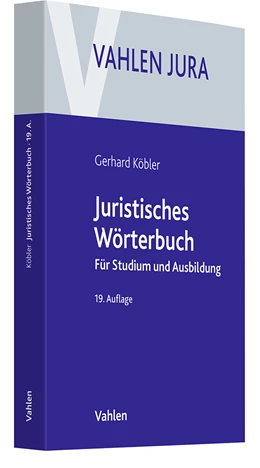 Abbildung von Köbler | Juristisches Wörterbuch | 19. Auflage | 2024 | beck-shop.de