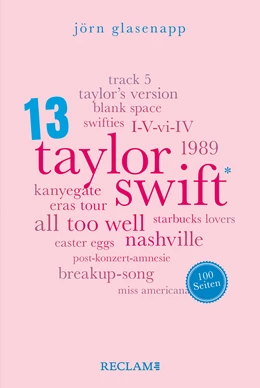 Abbildung von Glasenapp | Taylor Swift. 100 Seiten | 1. Auflage | 2024 | 109 | beck-shop.de