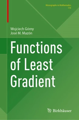 Abbildung von Górny / Mazón | Functions of Least Gradient | 1. Auflage | 2024 | 110 | beck-shop.de