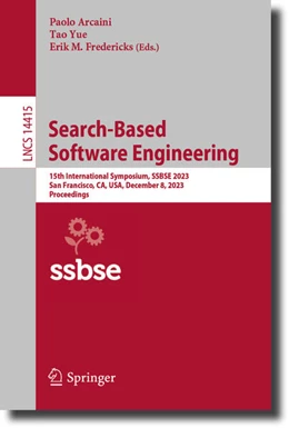 Abbildung von Arcaini / Yue | Search-Based Software Engineering | 1. Auflage | 2023 | beck-shop.de