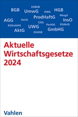 Abbildung von Aktuelle Wirtschaftsgesetze 2024 - Die wichtigsten Wirtschaftsgesetze für Studierende | 16. Auflage | 2023 | beck-shop.de