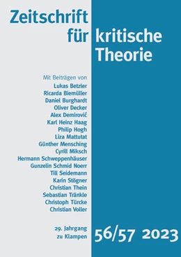 Abbildung von Kramer / Burghardt | Zeitschrift für kritische Theorie / Zeitschrift für kritische Theorie, Heft 56/57 | 1. Auflage | 2024 | beck-shop.de
