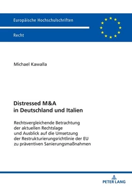 Abbildung von Kawalla | Distressed M&A in Deutschland und Italien | 1. Auflage | 2023 | beck-shop.de