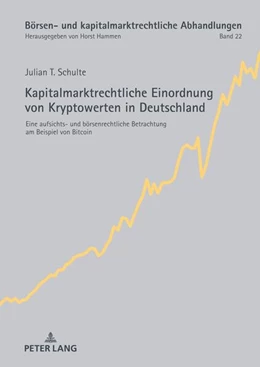 Abbildung von Schulte | Kapitalmarktrechtliche Einordnung von Kryptowerten in Deutschland | 1. Auflage | 2023 | beck-shop.de
