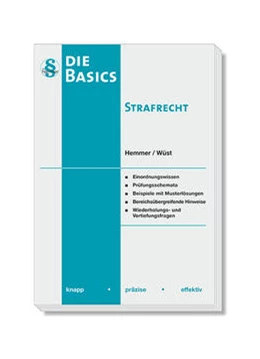 Abbildung von Hemmer / Wüst | Basics Strafrecht | 9. Auflage | 2023 | beck-shop.de