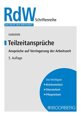 Abbildung von Hamann | Teilzeitansprüche | 5. Auflage | 2024 | beck-shop.de