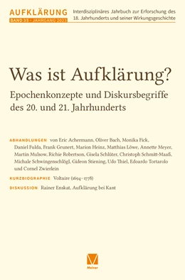Abbildung von Mulsow / Stiening | Aufklärung, Bd. 35 | 1. Auflage | 2023 | 35 | beck-shop.de