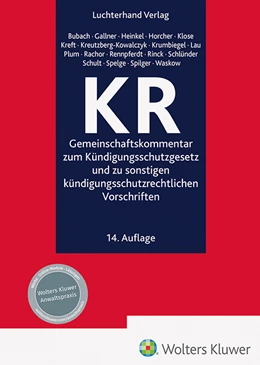 Abbildung von Bubach / Gallner | KR - Kommentar | 14. Auflage | 2024 | beck-shop.de
