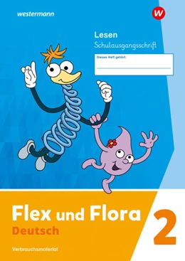Abbildung von Flex und Flora 2. Heft Lesen (Schulausgangsschrift) Verbrauchsmaterial | 1. Auflage | 2024 | beck-shop.de