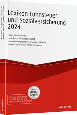 Abbildung von Lexikon Lohnsteuer und Sozialversicherung 2024 | 1. Auflage | 2024 | beck-shop.de