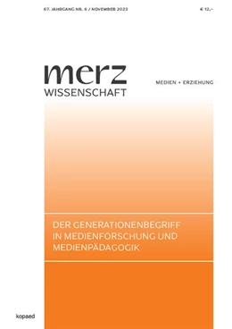 Abbildung von Demmler / Schorb | Der Generationenbegriff in Medienforschung und Medienpädagogik | 1. Auflage | 2023 | beck-shop.de