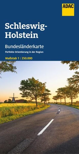 Abbildung von ADAC Bundesländerkarte Deutschland 01 Schleswig-Holstein 1:250.000 | 6. Auflage | 2024 | beck-shop.de