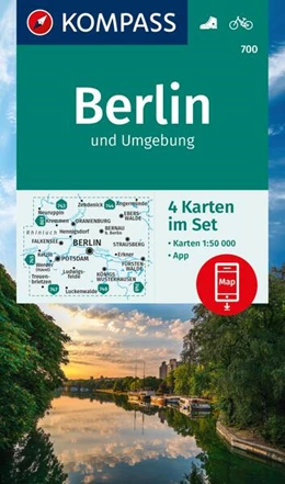 Abbildung von KOMPASS Wanderkarten-Set 700 Berlin und Umgebung (4 Karten) 1:50.000 | 2. Auflage | 2024 | beck-shop.de